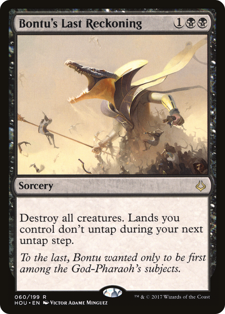 Bontu's Last Reckoning (HOU-060)  Foil