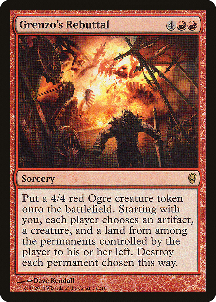 Grenzo's Rebuttal (CNS-033)
