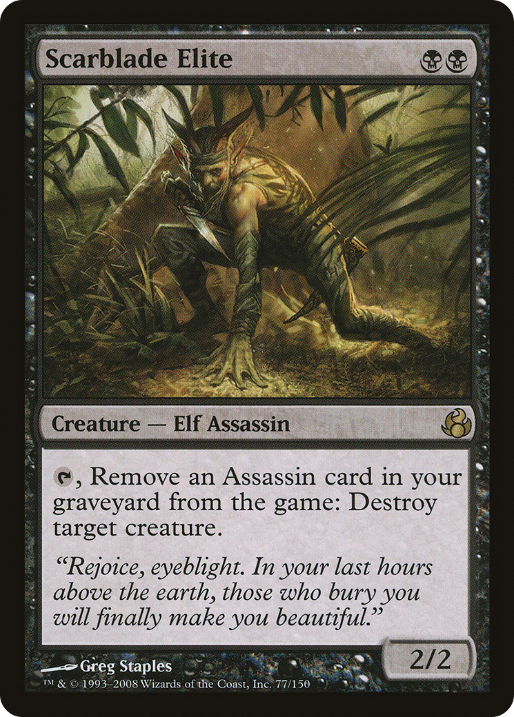 Scarblade Elite (MOR-077)  Foil