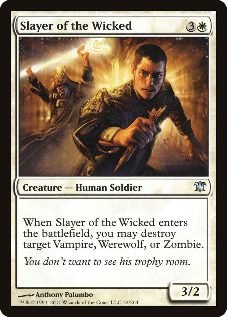 Slayer of the Wicked (ISD-032)  Foil