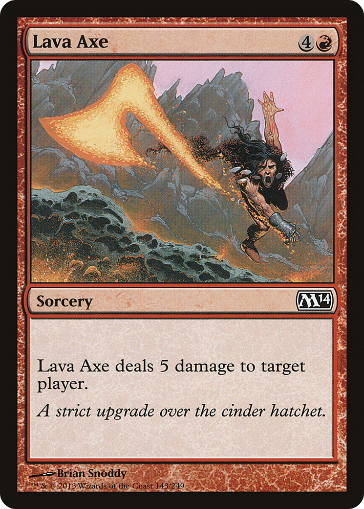 Lava Axe (M14-143)  Foil