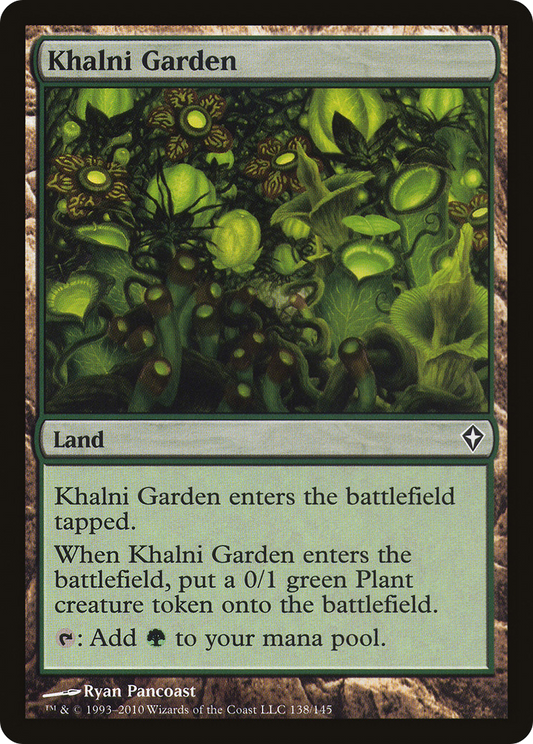 Khalni Garden (WWK-138)  Foil