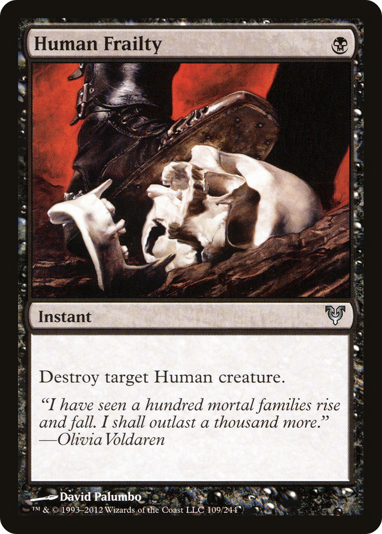 Human Frailty (AVR-109)  Foil