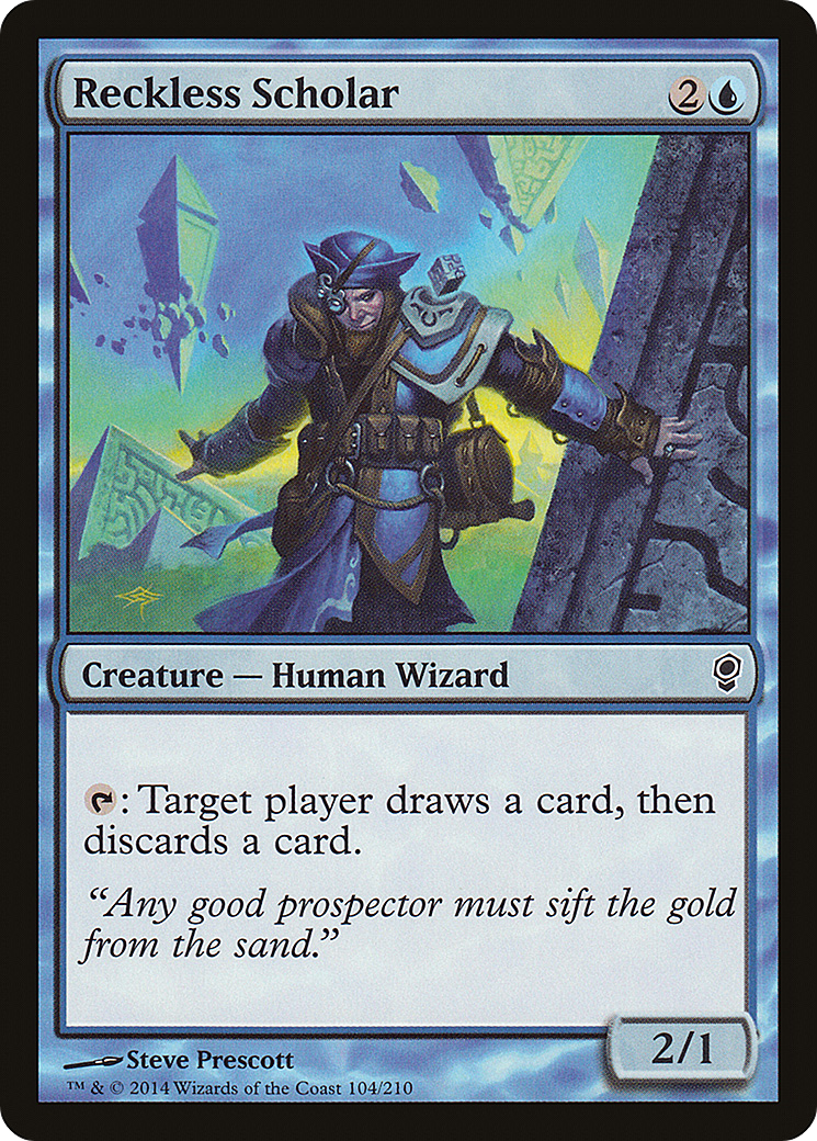 Reckless Scholar (CNS-104)  Foil