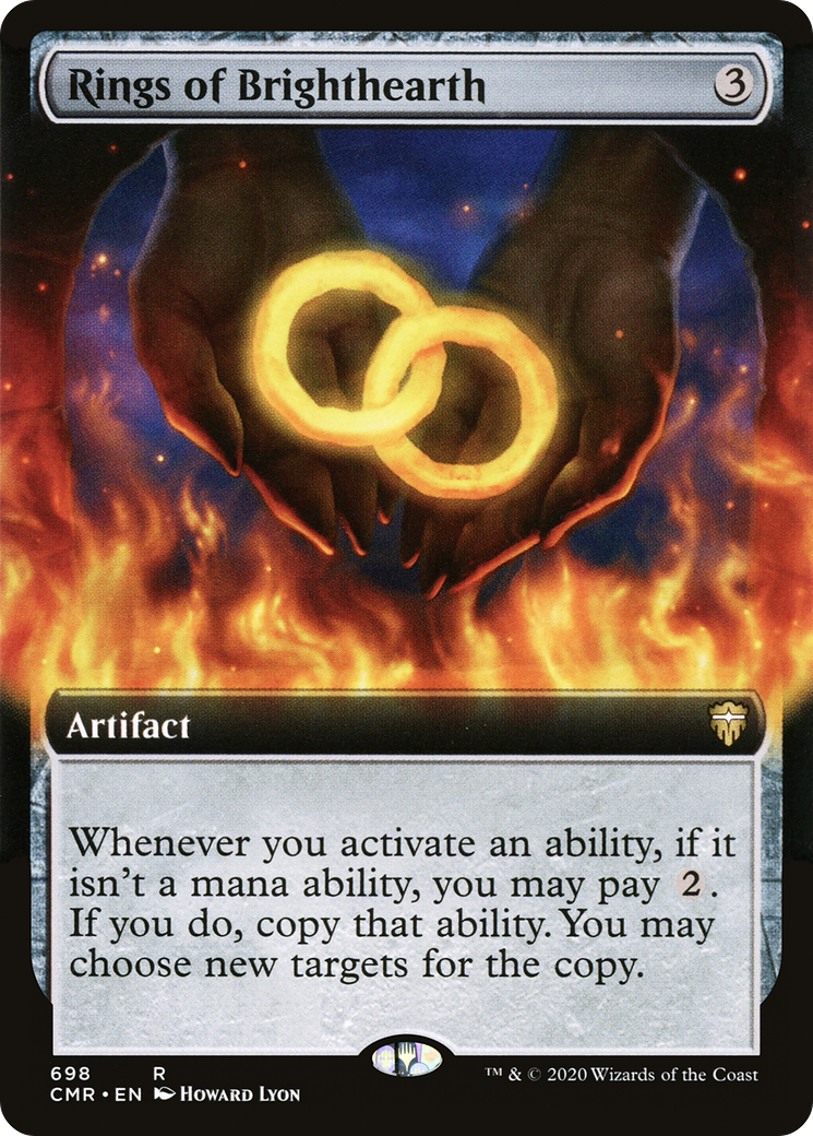 Rings of Brighthearth (Extended Art) (CMR-698)  Foil