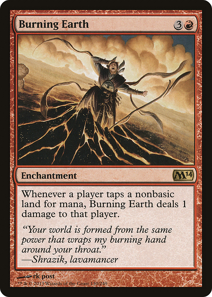 Burning Earth (M14-130)  Foil