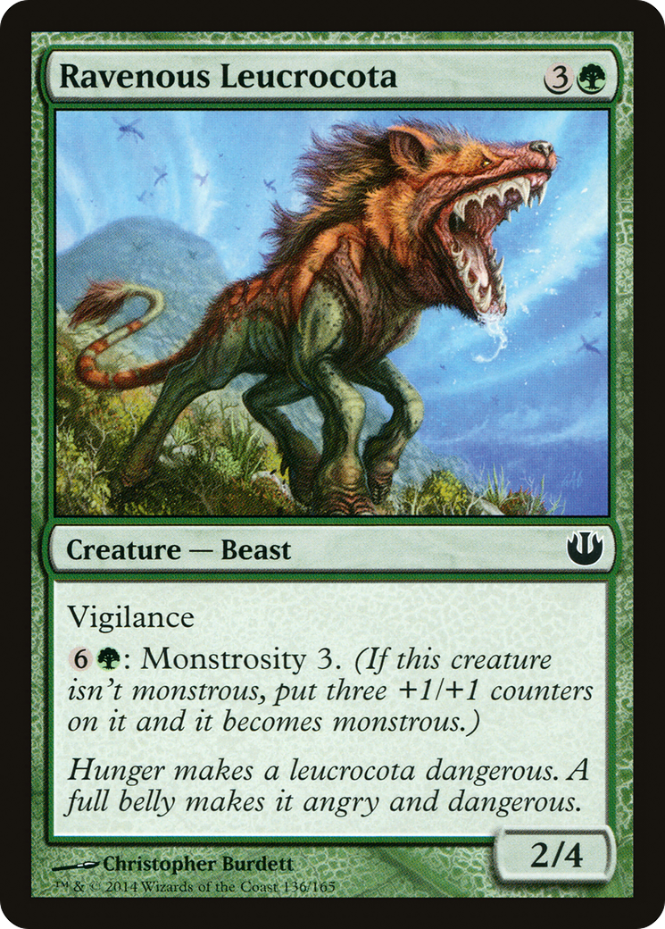 Ravenous Leucrocota (JOU-136)  Foil