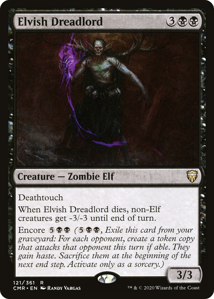 Elvish Dreadlord (CMR-121)  Foil