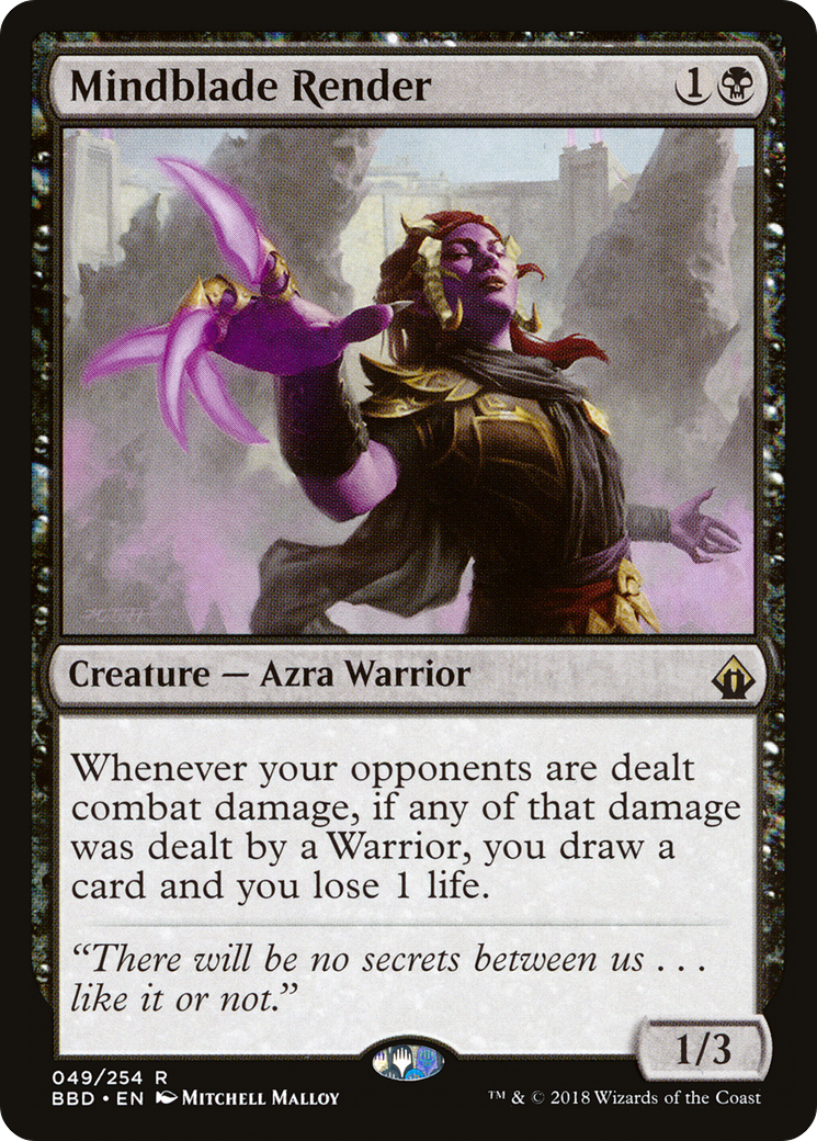 Mindblade Render (BBD-049)  Foil