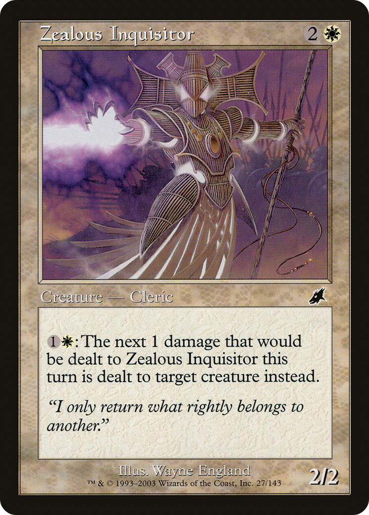 Zealous Inquisitor (SCG-027)