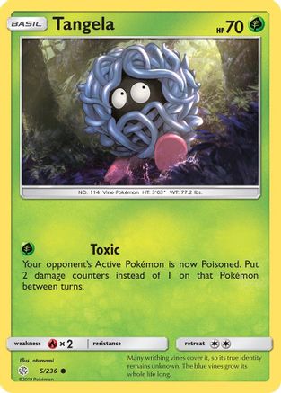 Tangela - 5/236 - Common - Reverse Holo
