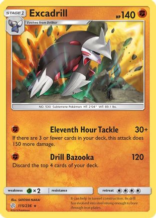Excadrill - 115/236 - Holo Rare