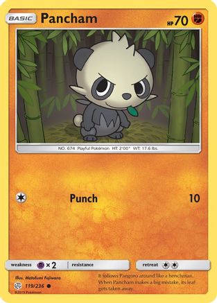 Pancham - 119/236 - Common - Reverse Holo