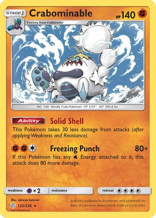 Crabominable - 122/236 - Rare