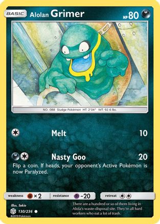 Alolan Grimer - 130/236 - Common