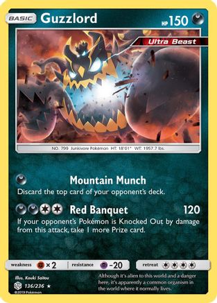 Guzzlord - 136/236 - Holo Rare