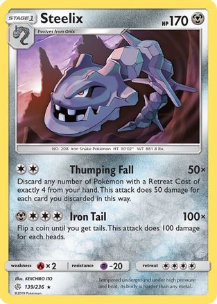 Steelix - 139/236 - Holo Rare