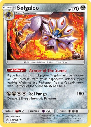 Solgaleo - 142/236 - Holo Rare