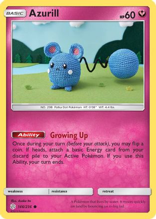 Azurill - 146/236 - Common - Reverse Holo
