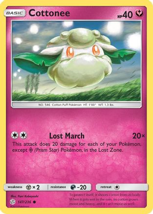 Cottonee - 147/236 - Common - Reverse Holo