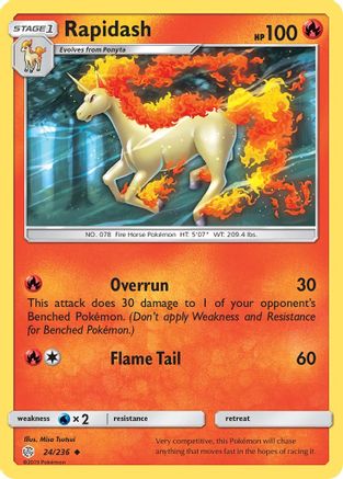 Rapidash - 24/236 - Uncommon - Reverse Holo