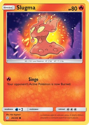 Slugma - 26/236 - Common - Reverse Holo