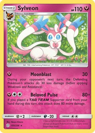 Sylveon - 155/236 - Rare - Reverse Holo
