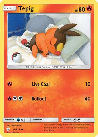 Tepig - 31/236 - Common - Reverse Holo