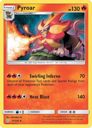 Pyroar - 37/236 - Uncommon