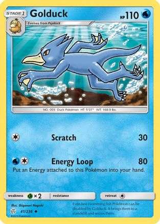 Golduck - 41/236 - Uncommon - Reverse Holo