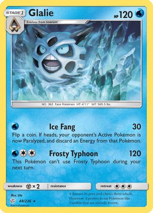 Glalie - 48/236 - Rare