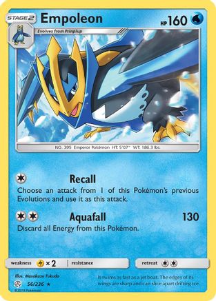 Empoleon - 56/236 - Rare - Reverse Holo