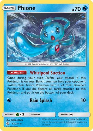 Phione - 57/236 - Rare - Reverse Holo