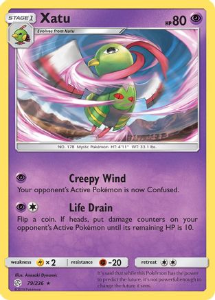 Xatu - 79/236 - Rare - Reverse Holo