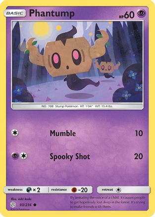 Phantump - 93/236 - Common - Reverse Holo