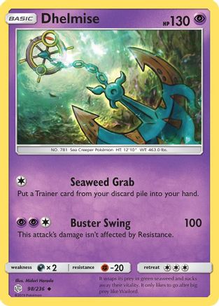 Dhelmise - 98/236 - Uncommon
