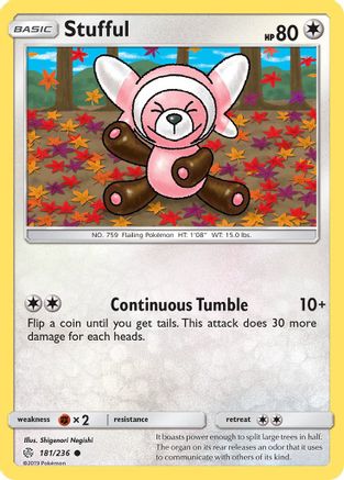 Stufful - 181/236 - Common - Reverse Holo