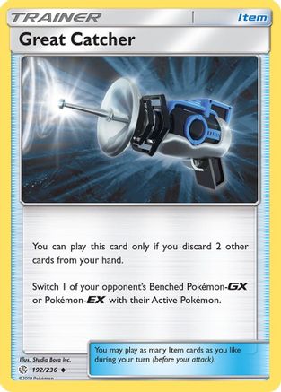 Great Catcher - 192/236 - Uncommon - Reverse Holo