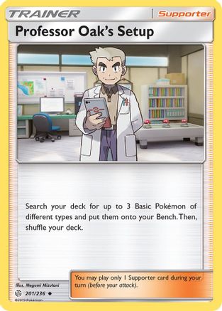 Professor Oak's Setup - 201/236 - Uncommon - Reverse Holo