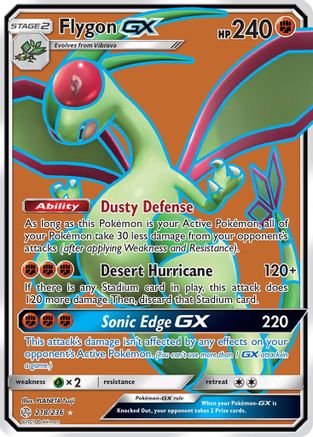 Flygon GX (Full Art) - 218/236 - Ultra Rare