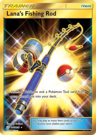 Lana's Fishing Rod (Secret) - 266/236 - Secret Rare