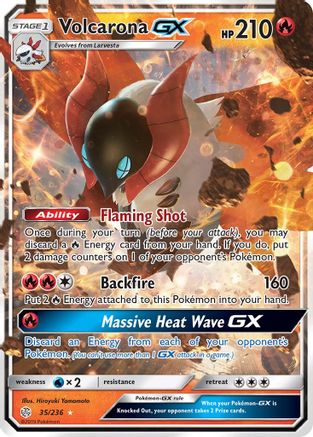 Volcarona GX - 35/236 - Ultra Rare
