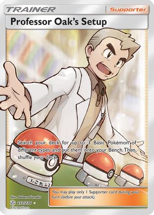 Professor Oak's Setup (Full Art) - 233/236 - Ultra Rare