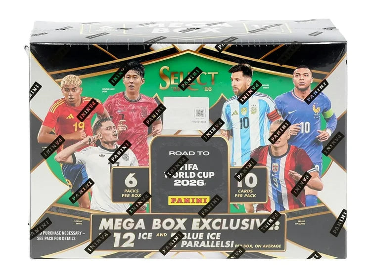 2025-26 Panini Select Road to FIFA World Cup Soccer Mega - Hobby Box
