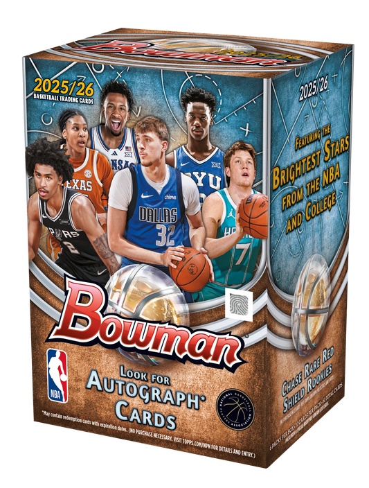 2025-26 TOPPS Bowman Basketball Blaster Box