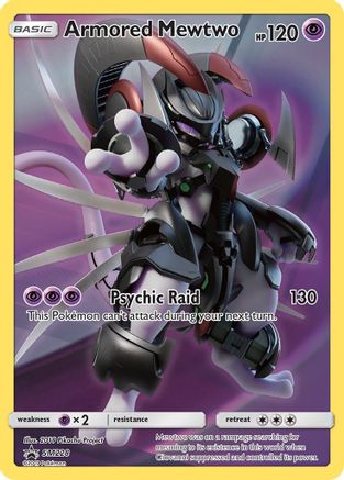 Armored Mewtwo SM228  - Holofoil SM Promos - Promo