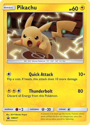 Pikachu - SM227  - Holofoil SM Promos - Promo