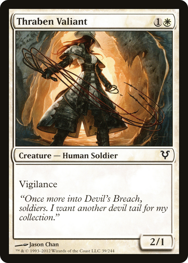 Thraben Valiant (AVR-039)  Foil