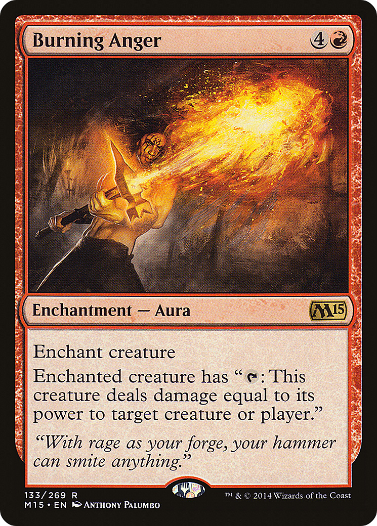 Burning Anger (M15-133)  Foil