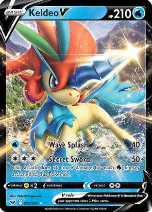 Keldeo V 053  - Holofoil  - Ultra Rare